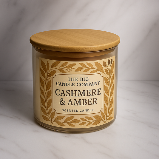 Cashmere & Amber 3-Wick Candle