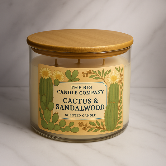 Cactus & Sandalwood 3-Wick Candle